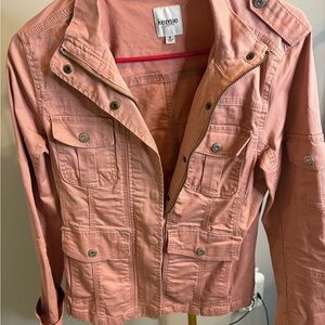 NWOT Kensie Women's Utility Jacket in Dusty Pink